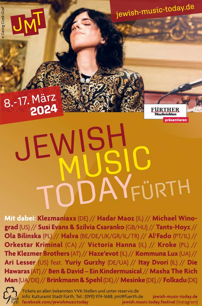 JEWISH MUSIC TODAY FÜRTH