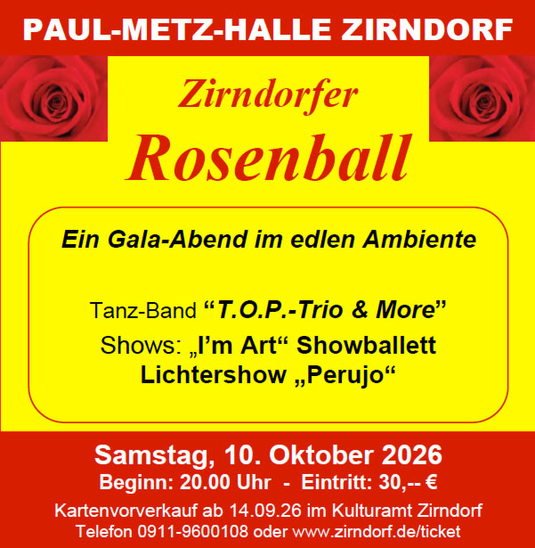 Das Ballereignis der Stadt Zirndorf